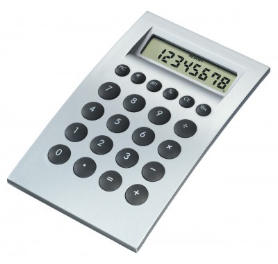 CALCULADORA "SOFT TOUCH" Código: EC608 11,2 x 6,8 x 1 cm Plástico. Digital. Teclas de goma negra. Funciona con pilas (incluidas).