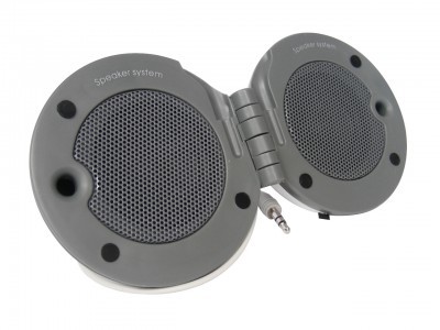  EXISTENCIAS  EXIST.	DISP. Plata	5.058	5.058 Rojo	581	581 Azul	1.398	1.398 PARLANTES AMPLIFICADORES "ESFERA TOP" (PRECIO ESPECIAL HASTA 30/11) CÓDIGO: EC656 Ø 7,7 cm. Parlantes para PC o reproductor de MP3. Plástico . 2 parlantes. Plug y USB. Amplifica.