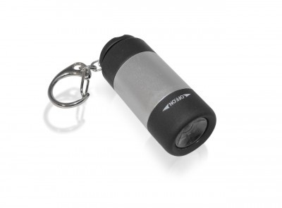 LINTERNA RECARGABLE USB CÓDIGO: T349 Ø 2 x 5 cm. Plástico con detalles en goma. Recargable por USB. Prendido y apagado giratorio.