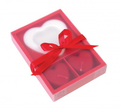 SET DE VELAS "2 CORAZONES" Código: T229