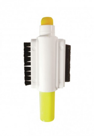 RESALTADOR CON KIT DE LIMPIEZA PARA PC Código: T335 8,5 x 4,3 cm. Resaltador anti-dry en barra. Con Cepillo y paño para limpieza de PC. 