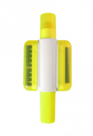 RESALTADOR CON KIT DE LIMPIEZA PARA PC Código: T335 8,5 x 4,3 cm. Resaltador anti-dry en barra. Con Cepillo y paño para limpieza de PC. 